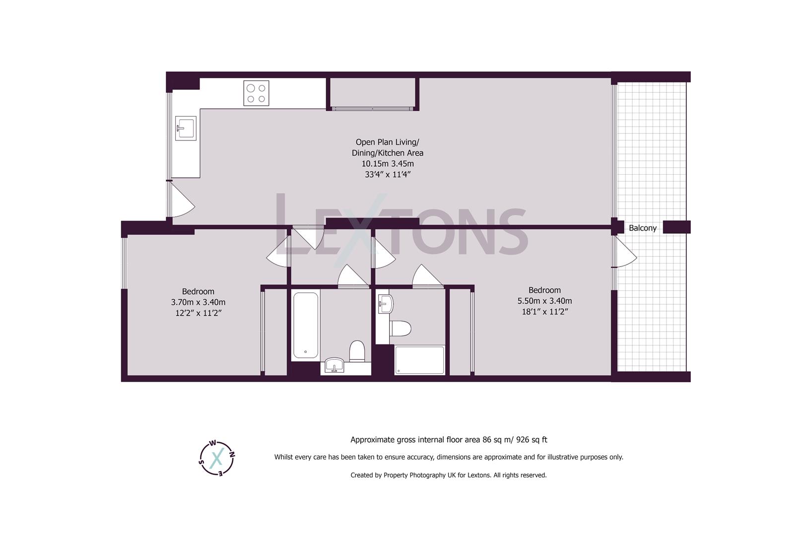 Floorplans For Vita Apartments, East Croydon