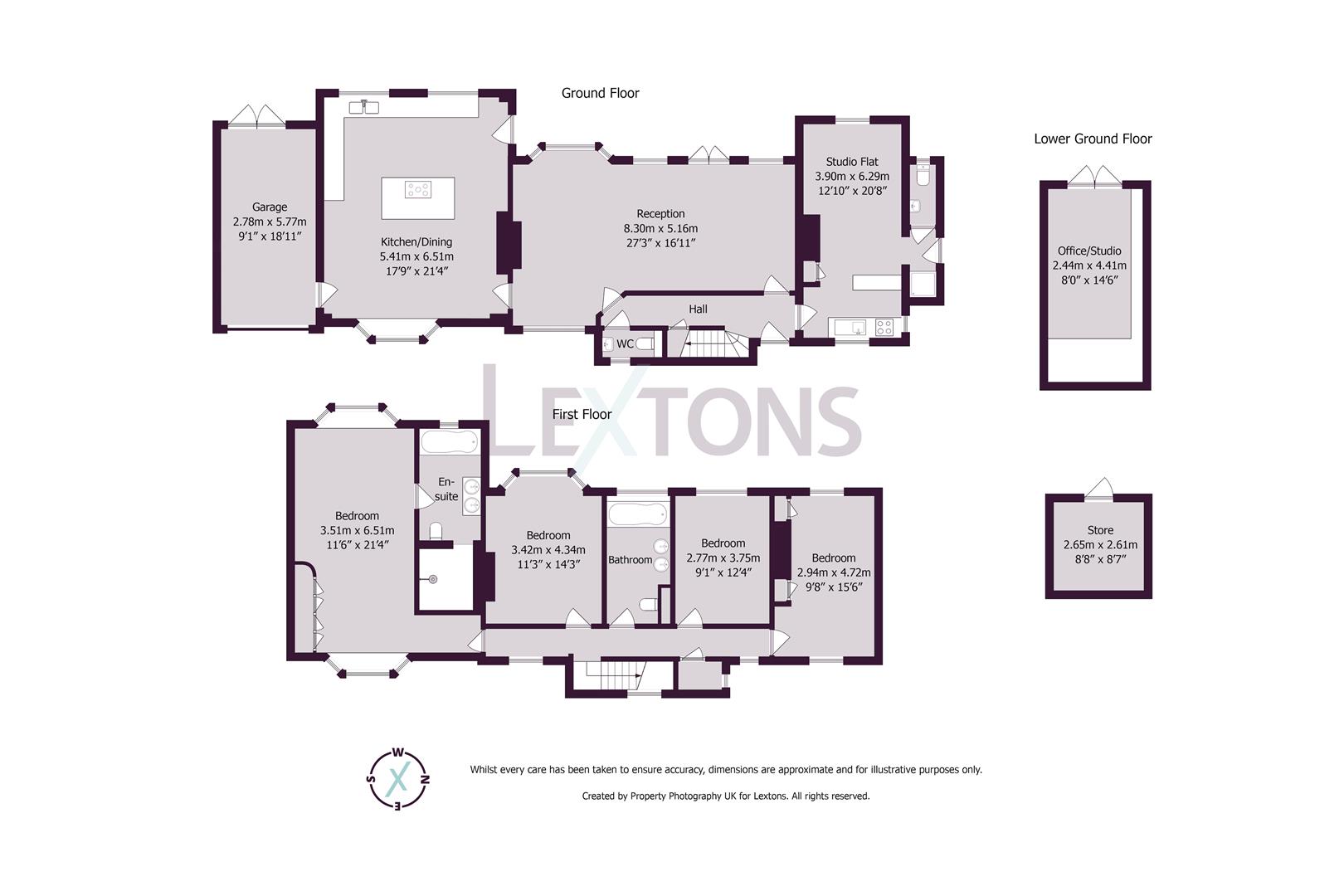 Floorplans For Surrenden Crescent, Brighton