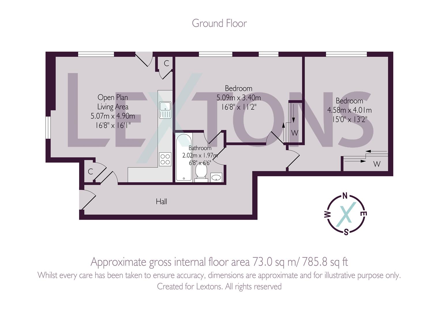 Floorplans For Florence Road, Brighton
