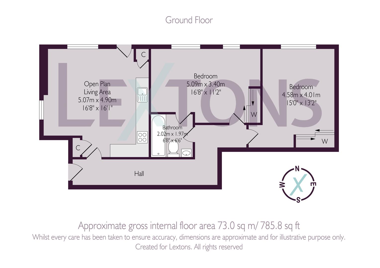 Floorplans For Florence Road, Brighton