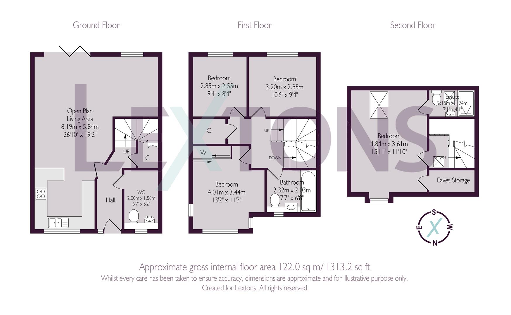 Floorplans For Rothbury Mews, Franklin Road, Brighton