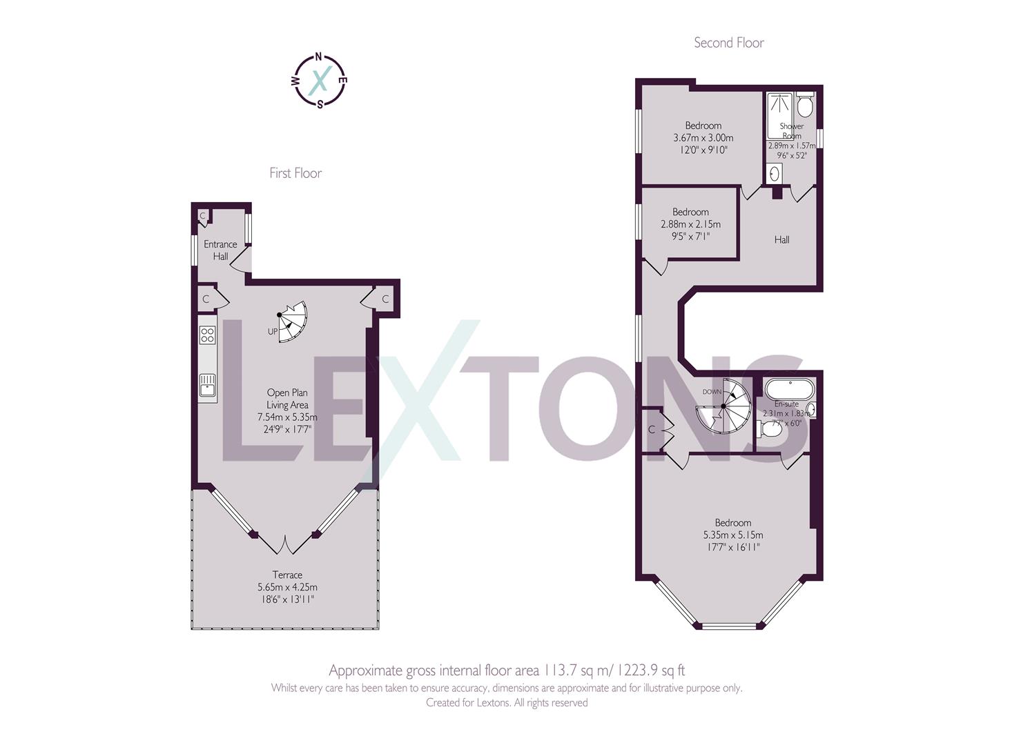 Floorplans For Marine Parade, Brighton