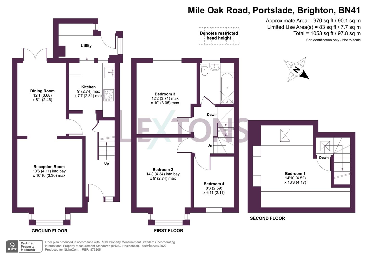 Floorplans For Mile Oak Road, Portslade, Brighton