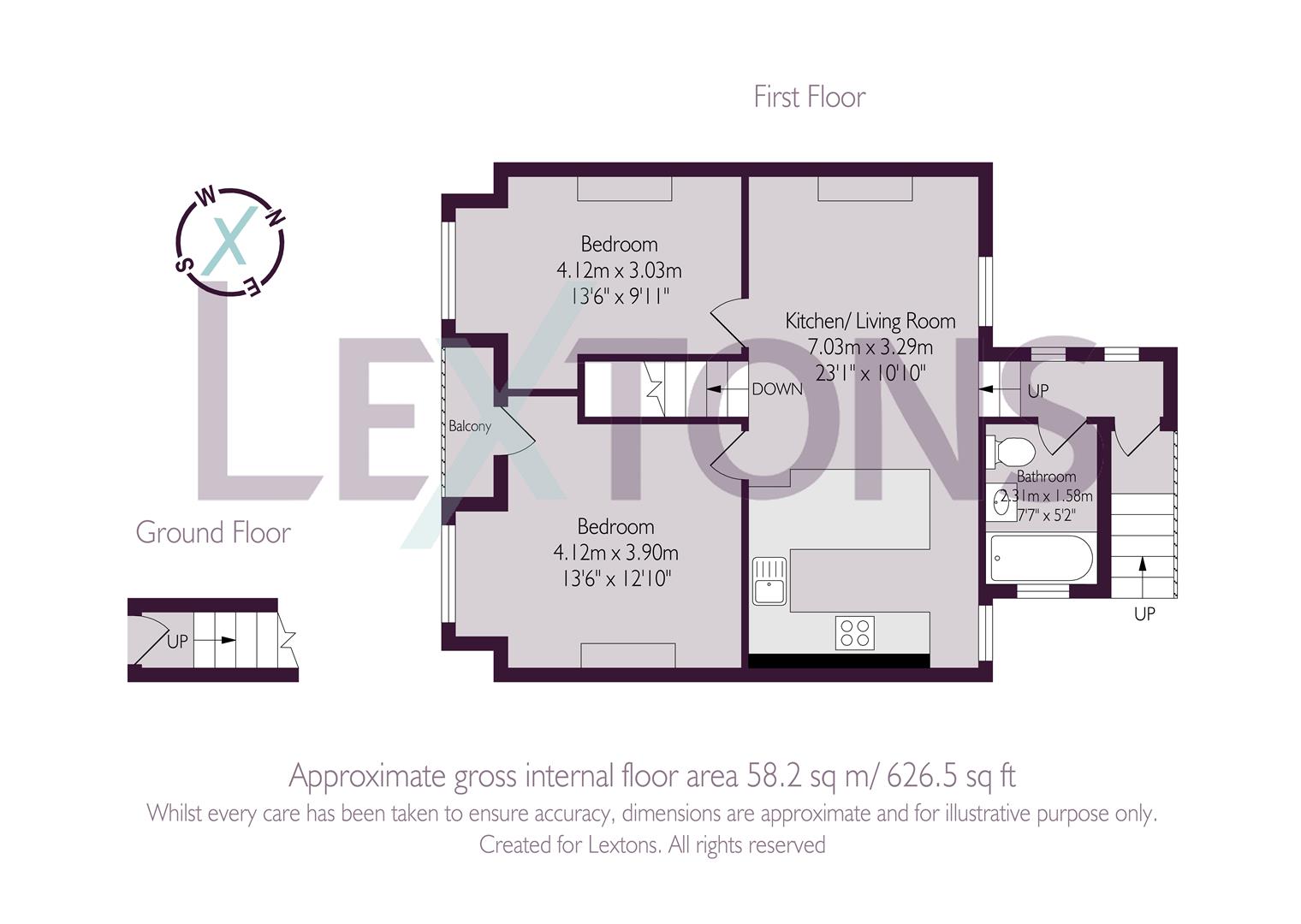 Floorplans For Shanklin Road, Brighton