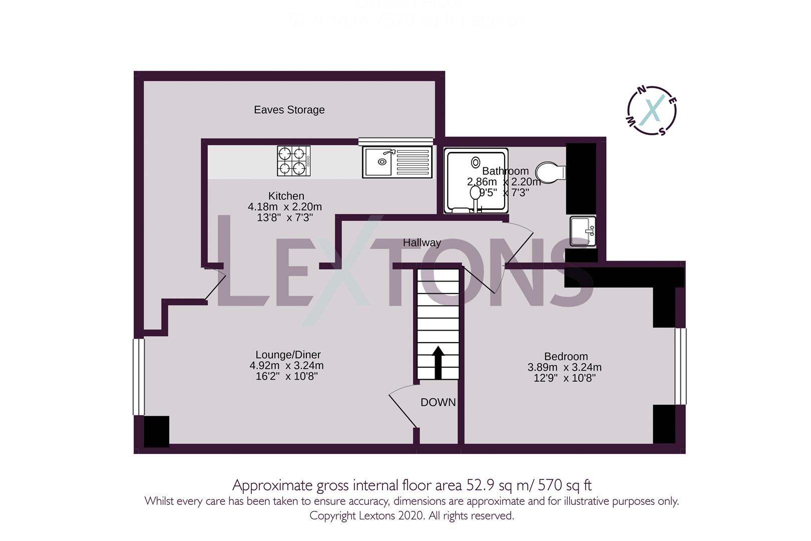 Floorplans For Bigwood Avenue, Hove