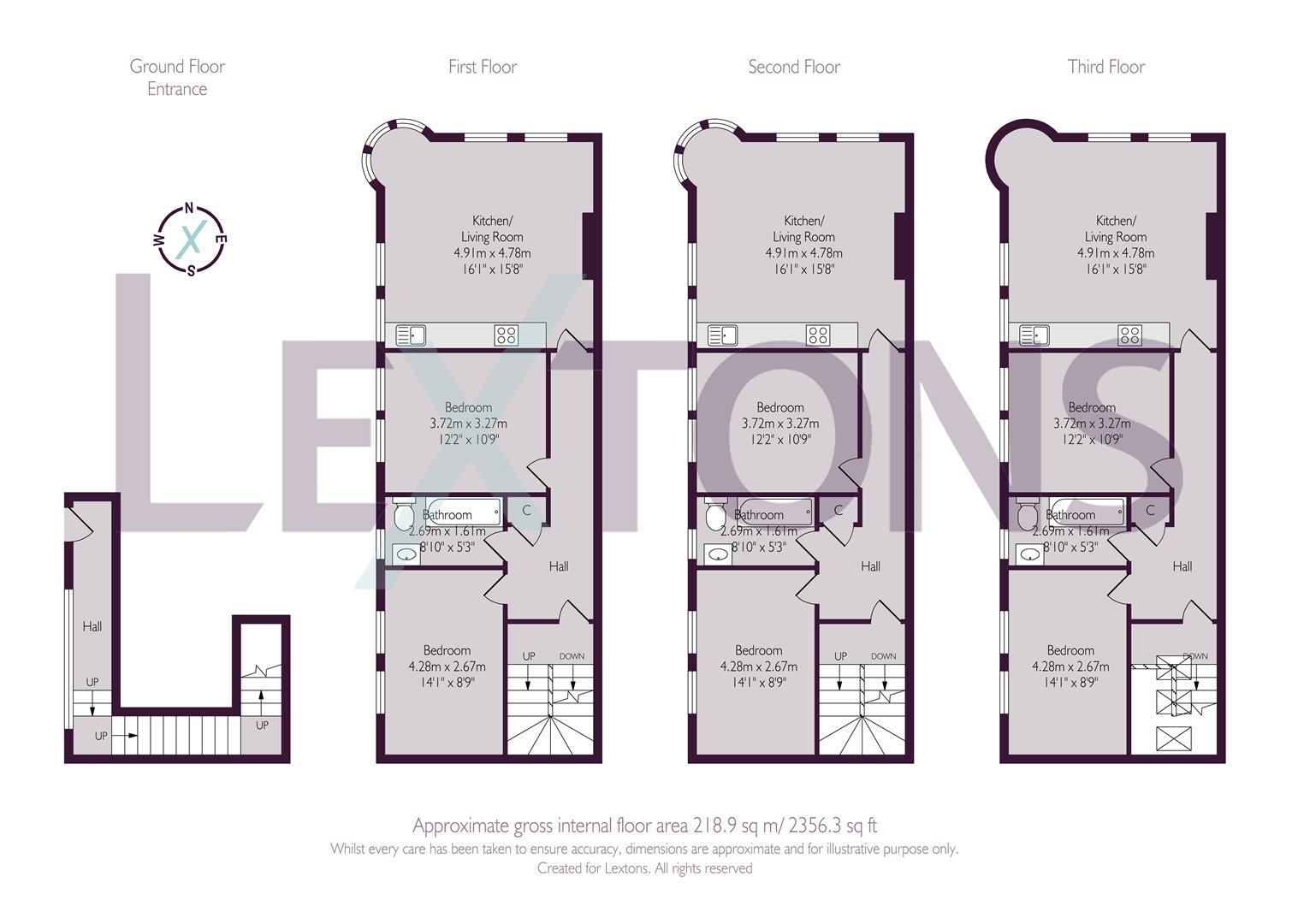 Floorplans For Western Road, Hove