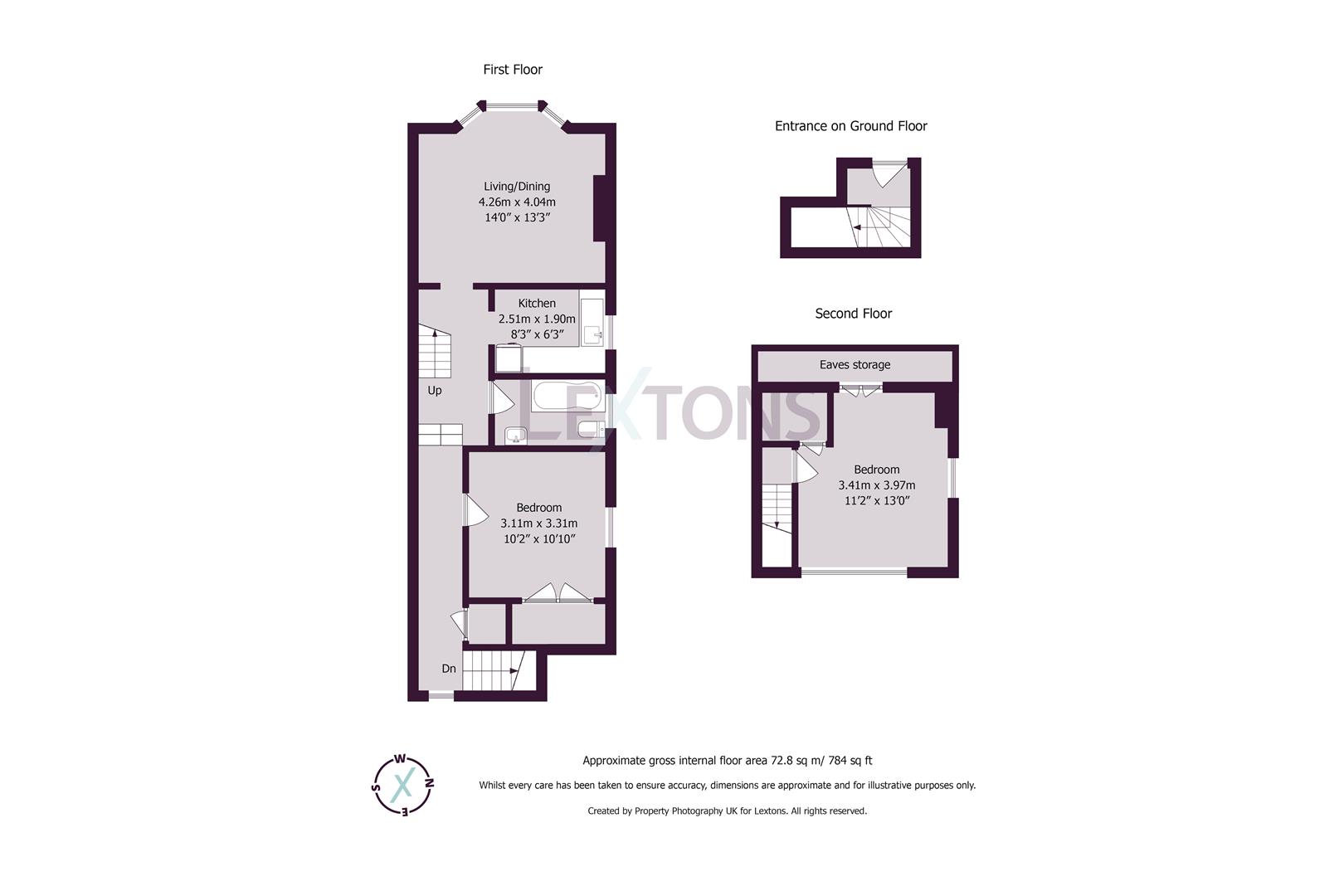 Floorplans For Rutland Road, Hove