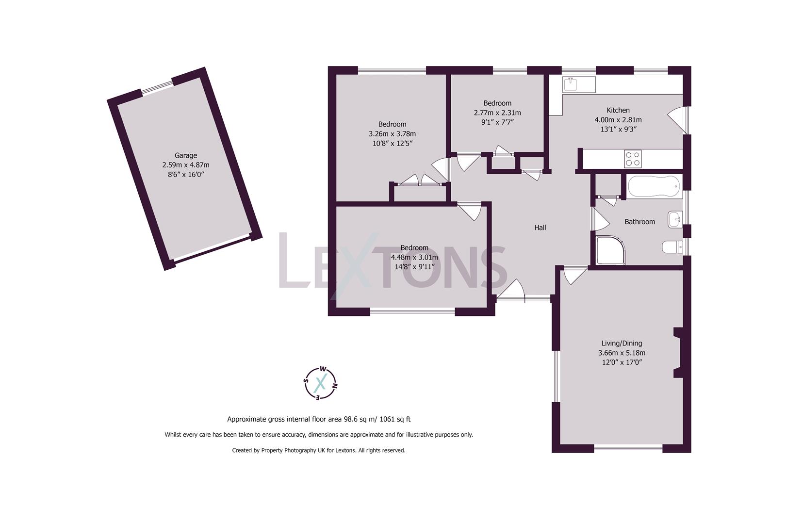 Floorplans For Sea Lane Gardens, Ferring, Worthing