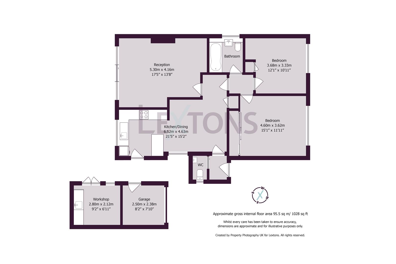 Floorplans For Wanderdown Road, Ovingdean, Brighton