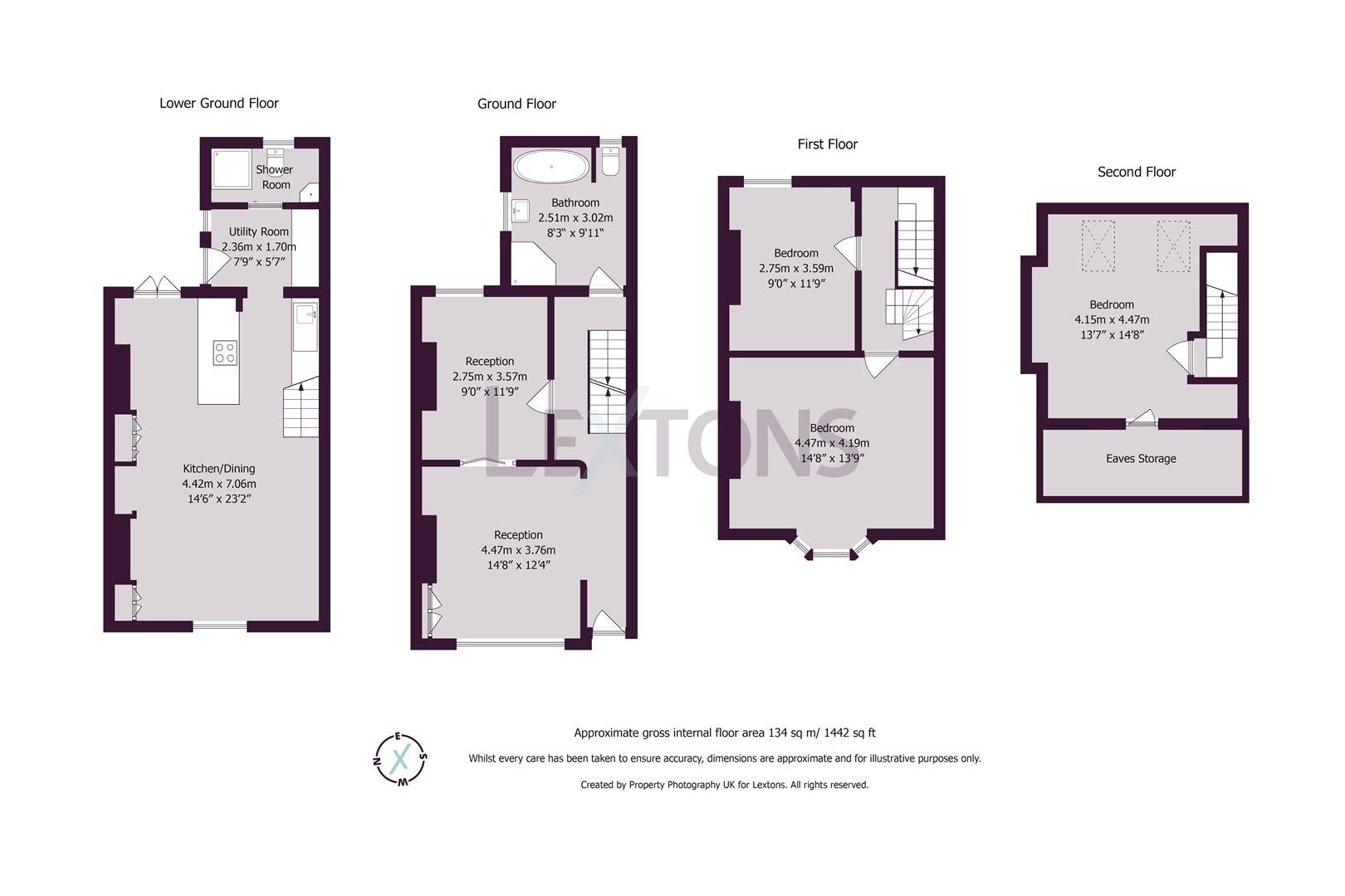 Floorplans For Sussex Road, Hove