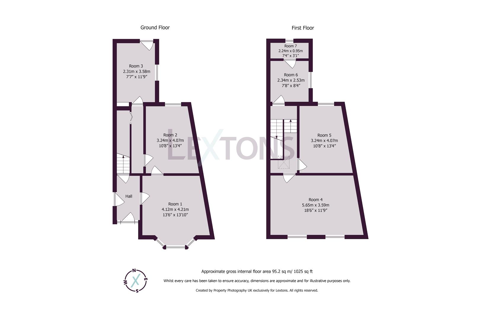 Floorplans For Roundhill Crescent, Brighton