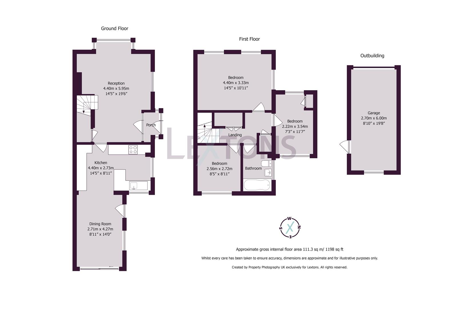 Floorplans For Outerwyke Avenue, Bognor Regis