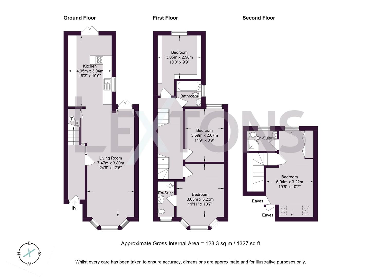 Floorplans For Alpine Road, Hove