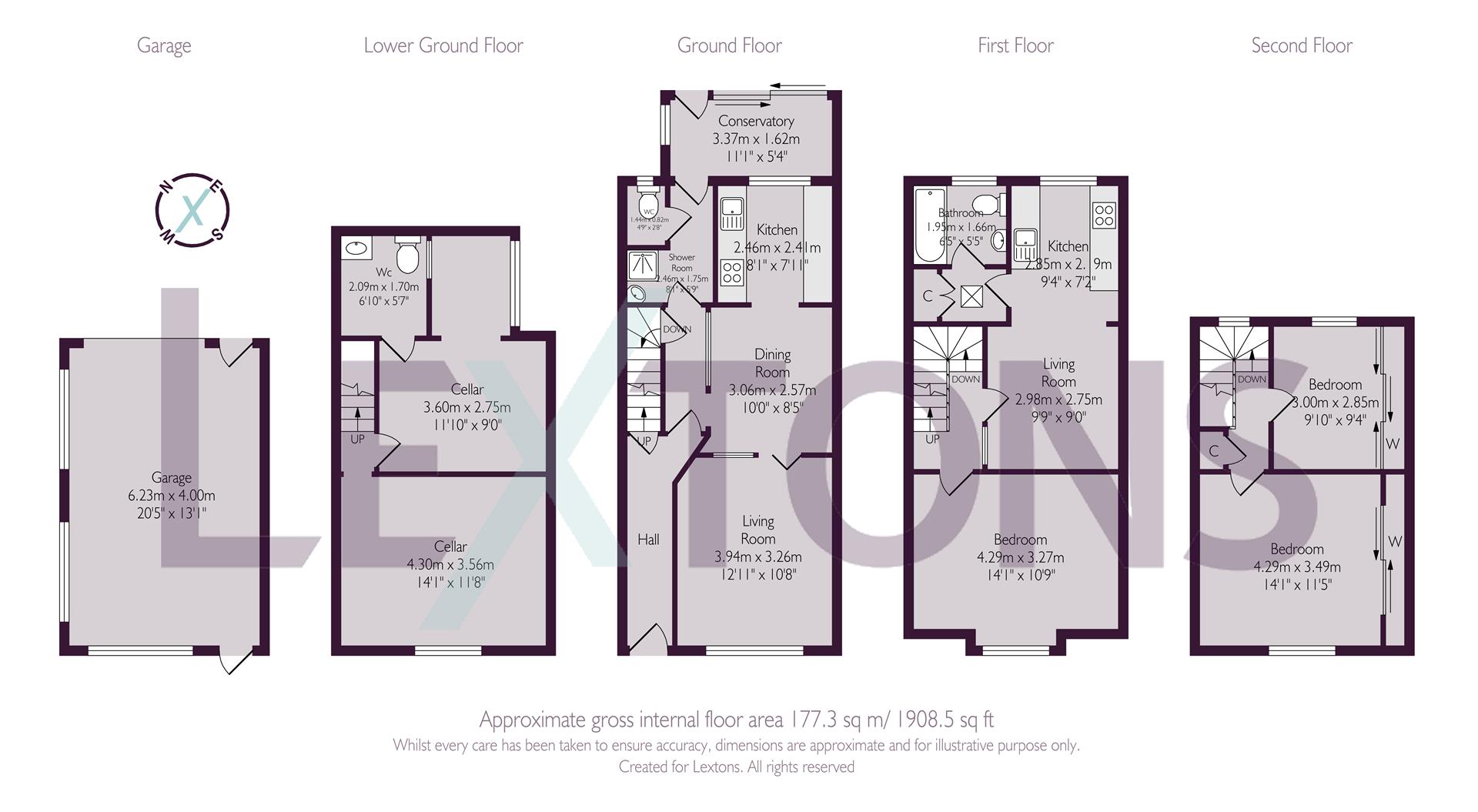 Floorplans For Southover Street, Brighton