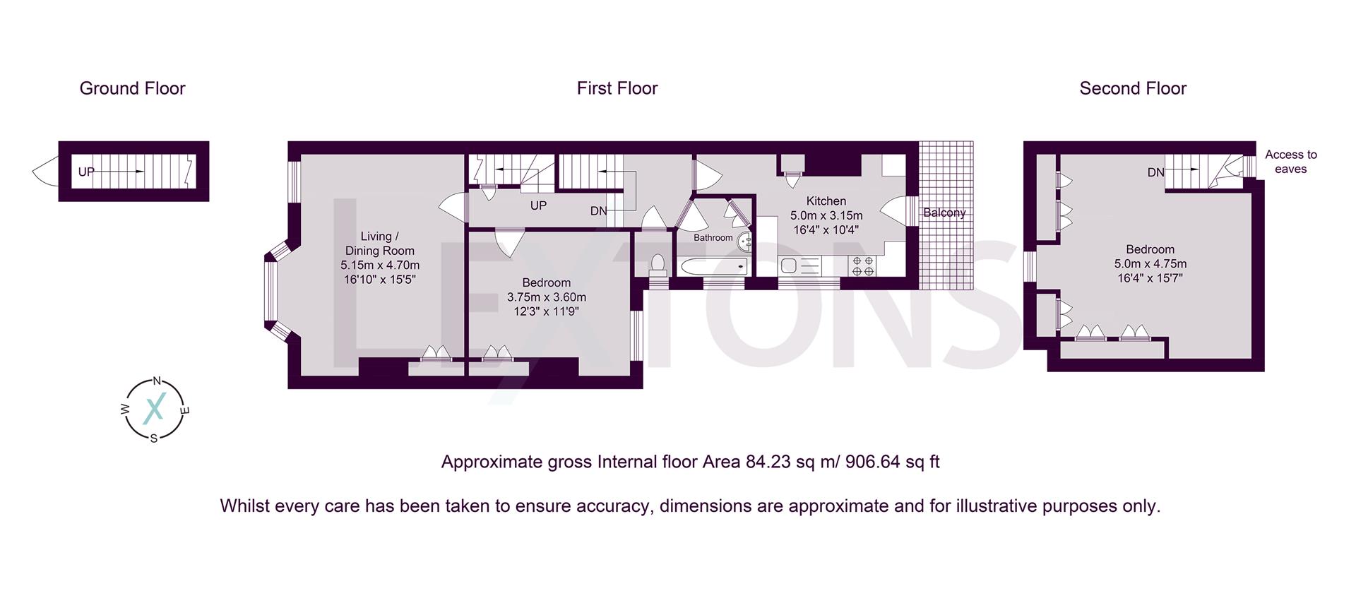 Floorplans For Westbourne Gardens, Hove