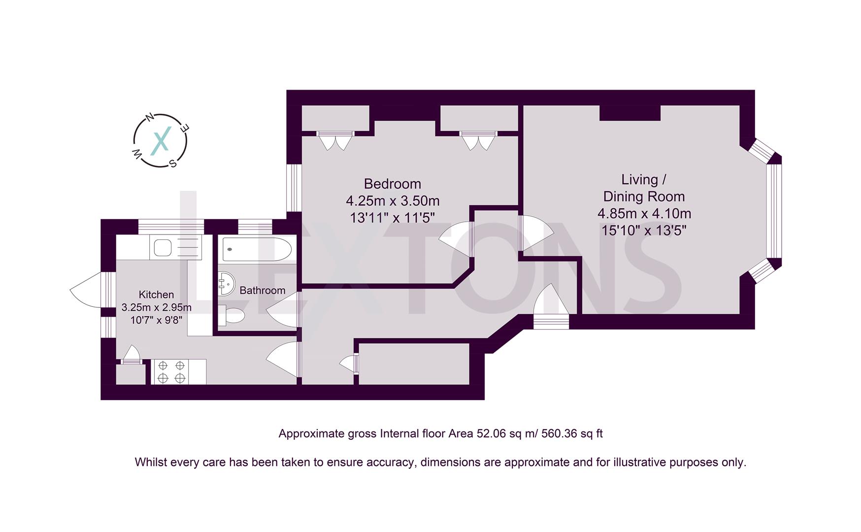 Floorplans For Goldstone Villas, Hove