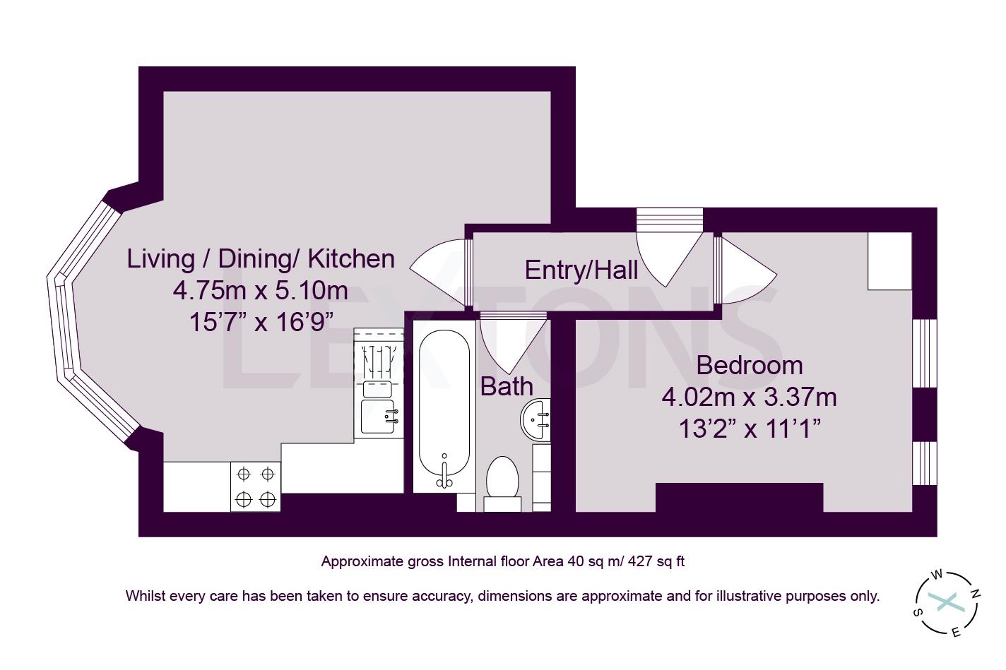 Floorplans For Norfolk Square, Brighton