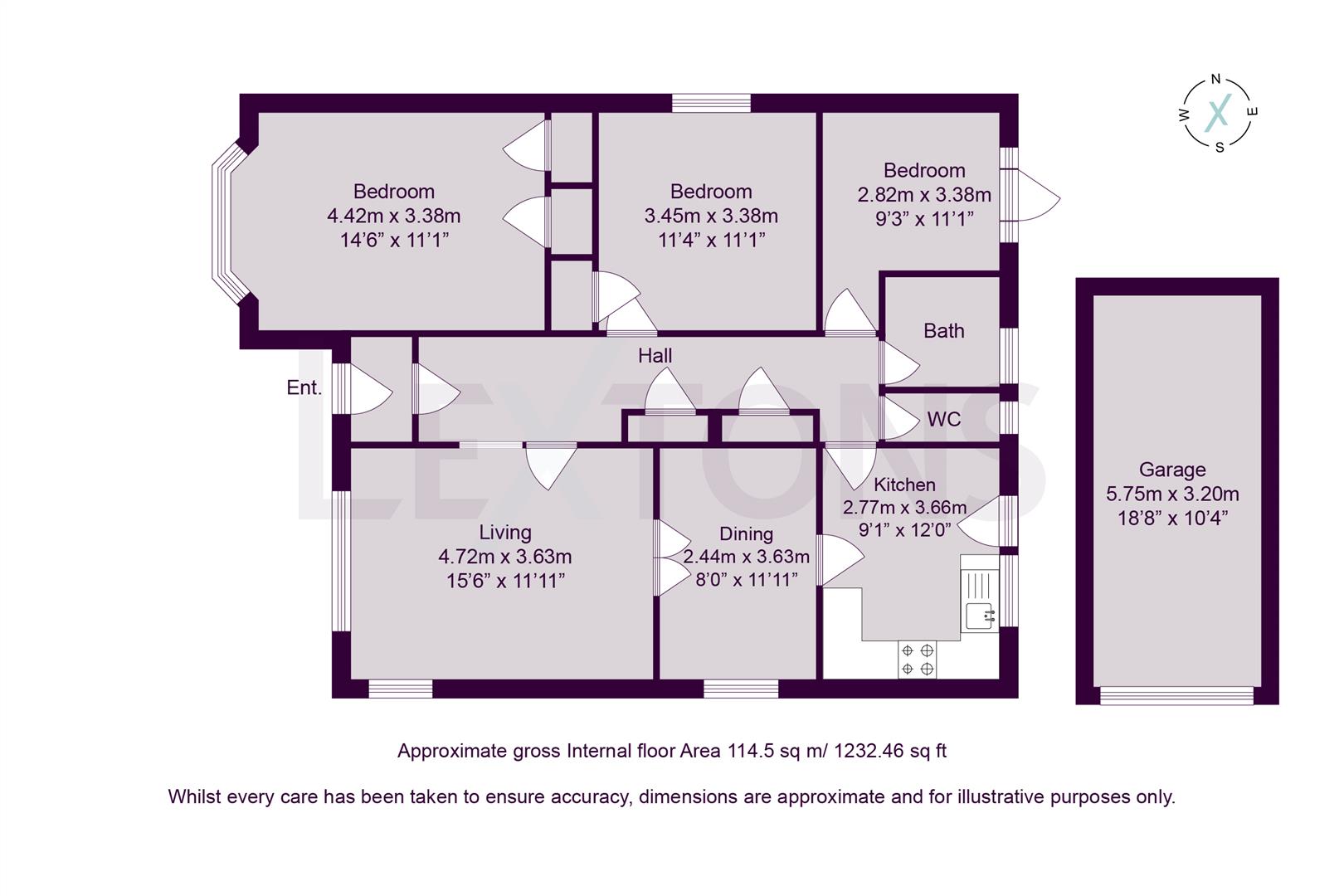 Floorplans For Shirley Avenue, Hove