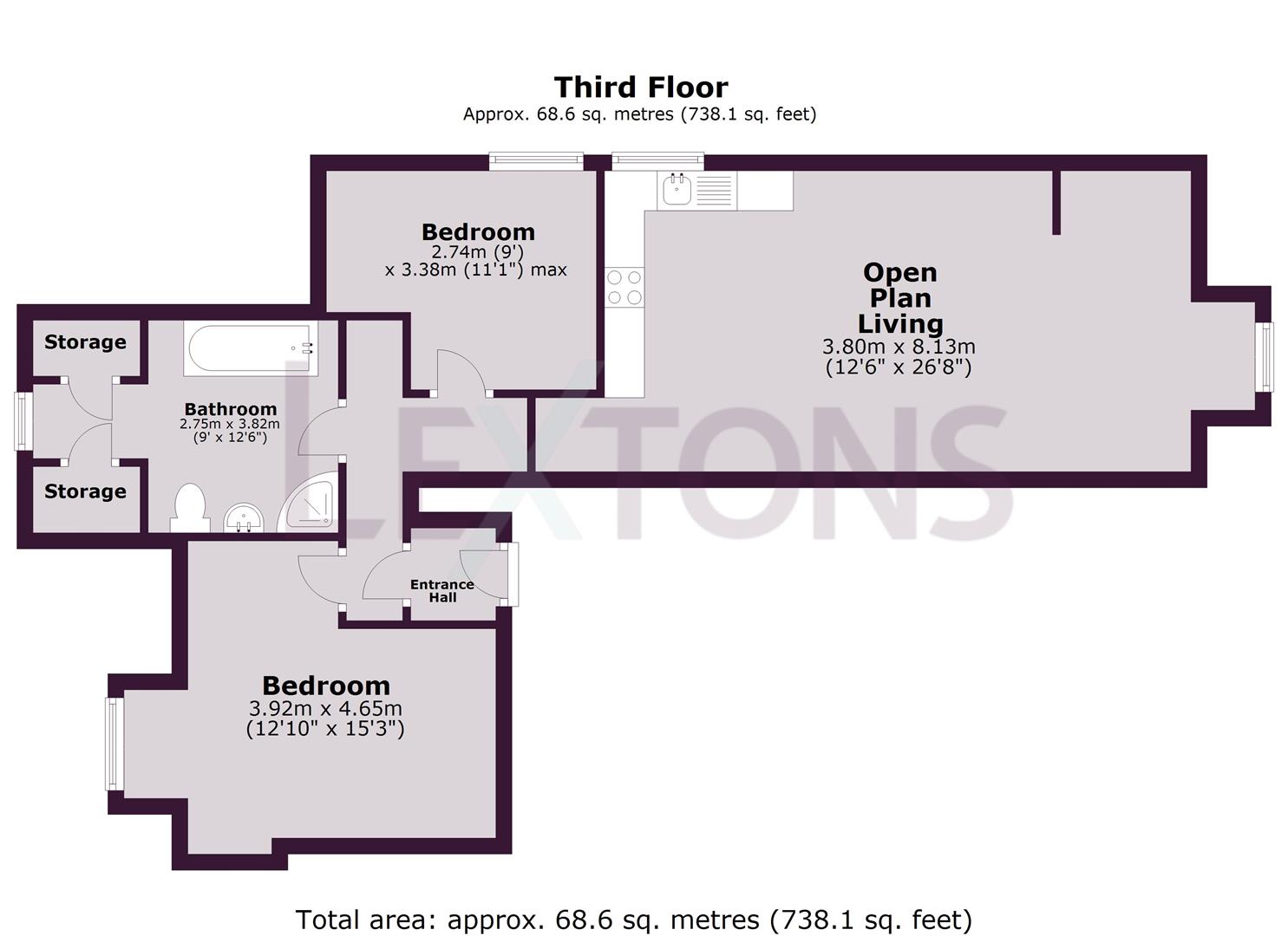 Floorplans For The Drive, Hove