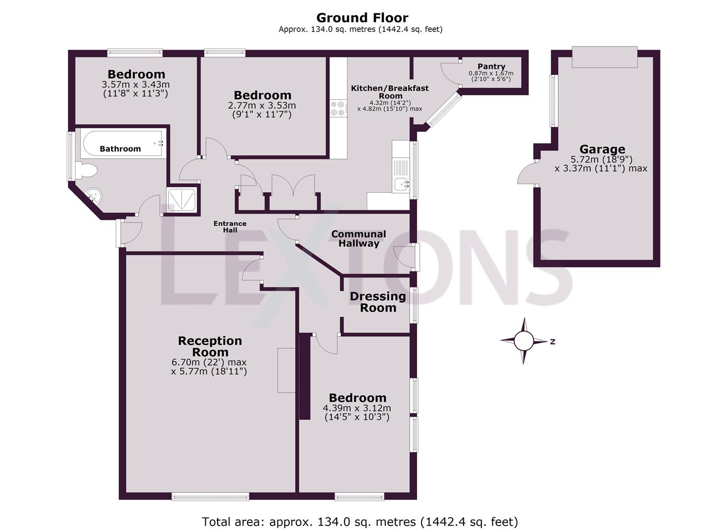 Floorplans For Grand Avenue, Hove