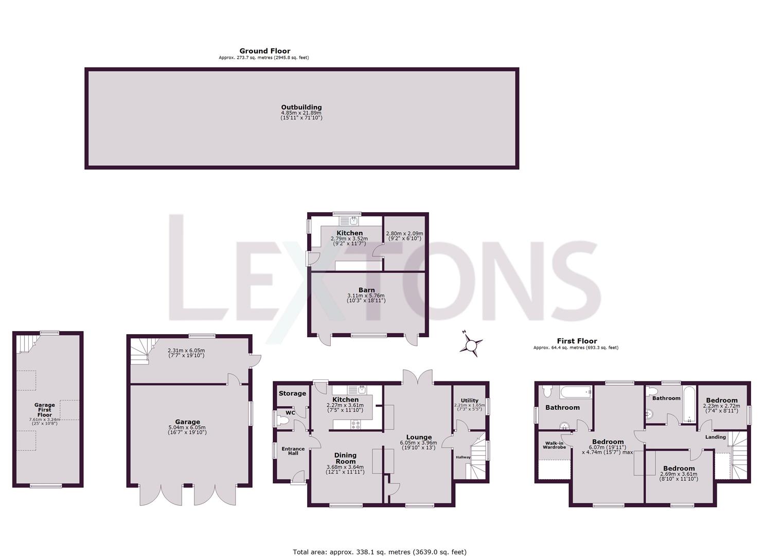 Floorplans For Henfield Road, Poynings, Brighton