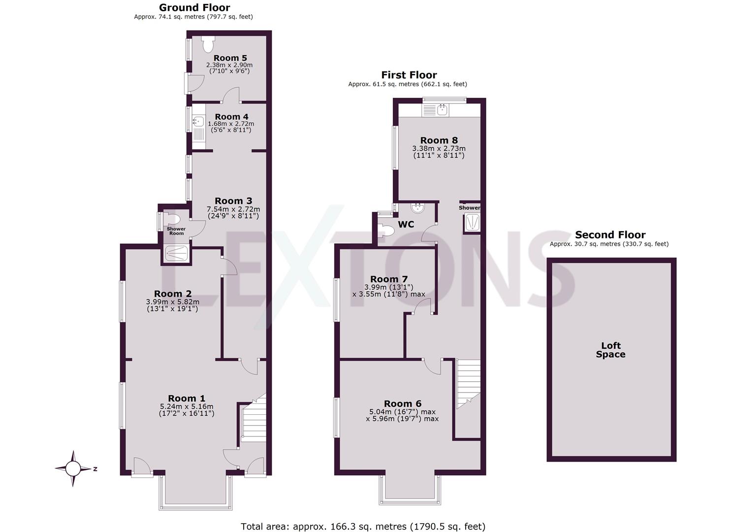 Floorplans For London Street, Worthing