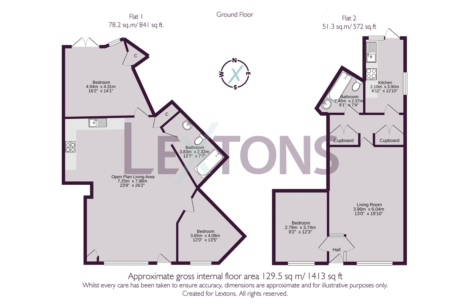 Floorplans For Bannings Vale, Saltdean, Brighton