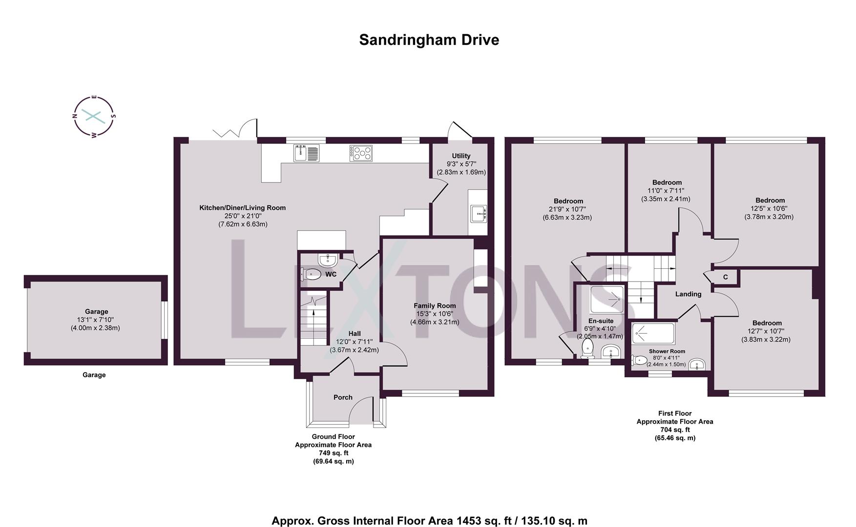 Floorplans For Sandringham Drive, Hove