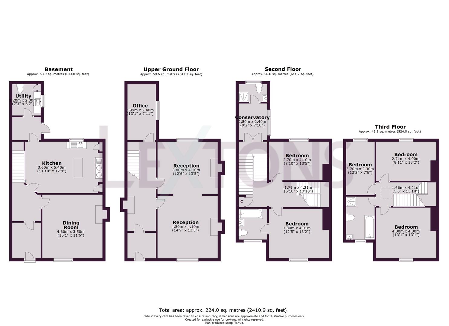 Floorplans For Lansdowne Square, Hove