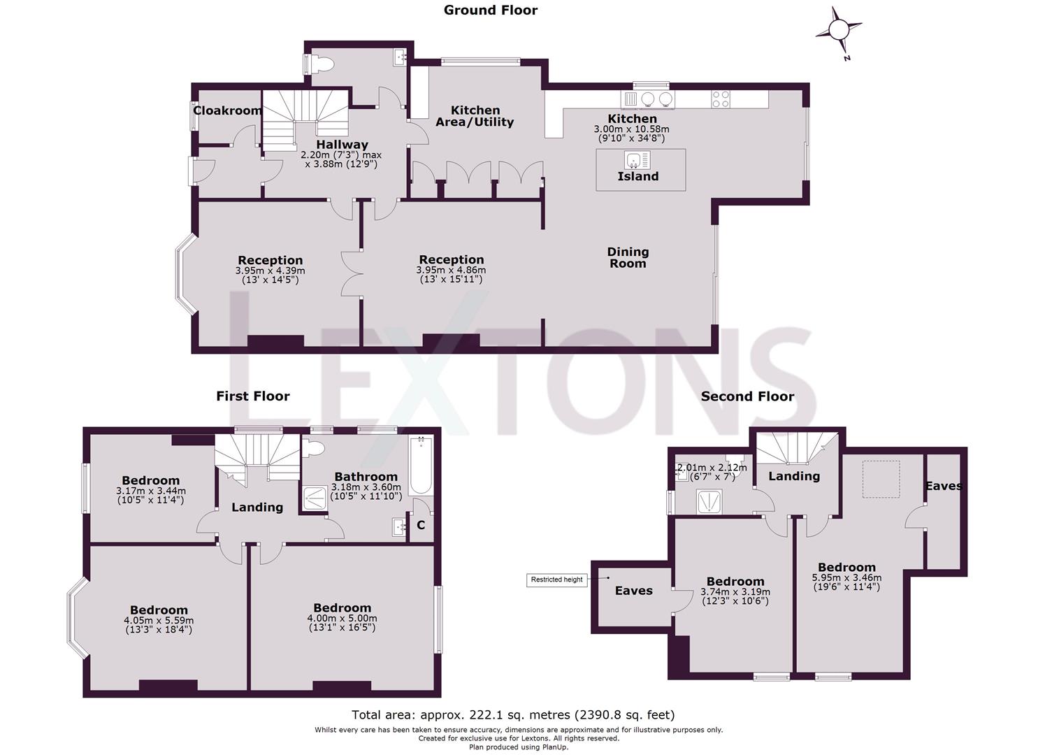 Floorplans For Vallance Road, Hove