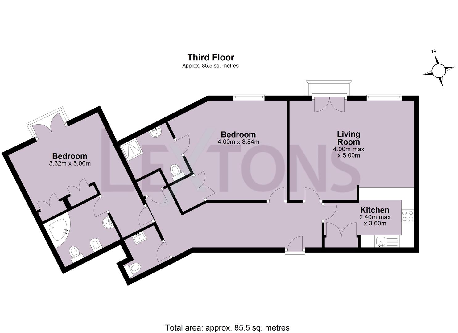 Floorplans For The Strand, Brighton