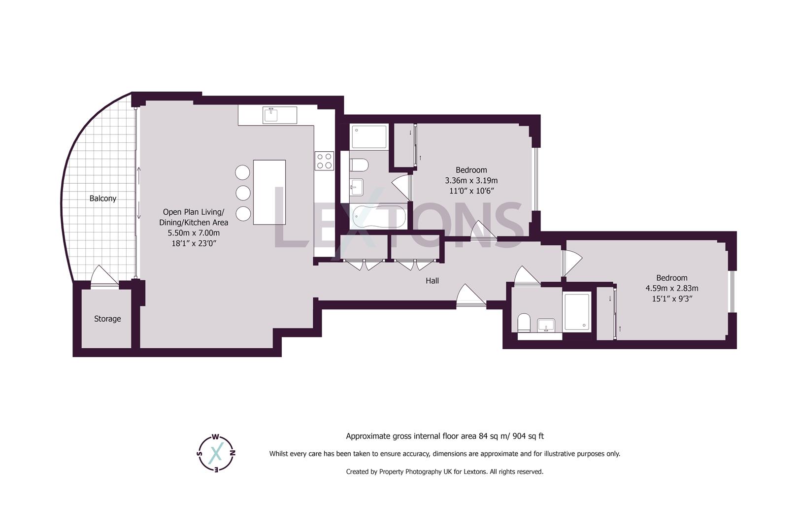 Floorplans For Kingsway, Hove