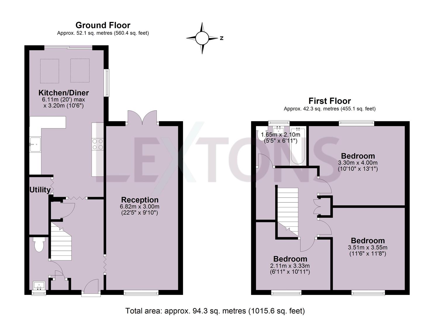 Floorplans For Old Barn Way, Southwick, Brighton