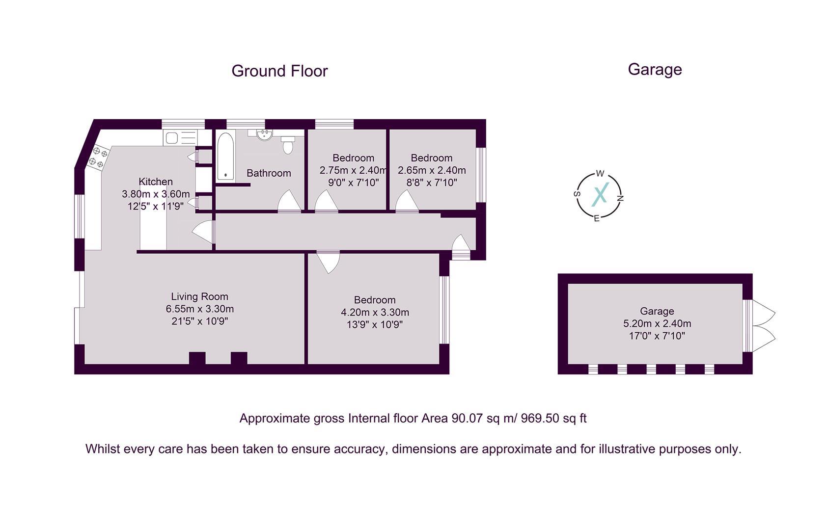 Floorplans For Elvin Crescent, Rottingdean, Brighton