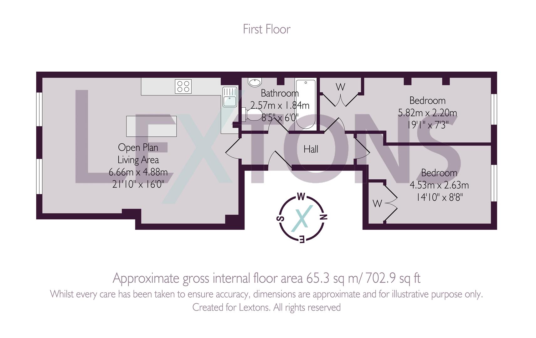 Floorplans For Portland Road, Hove BN3