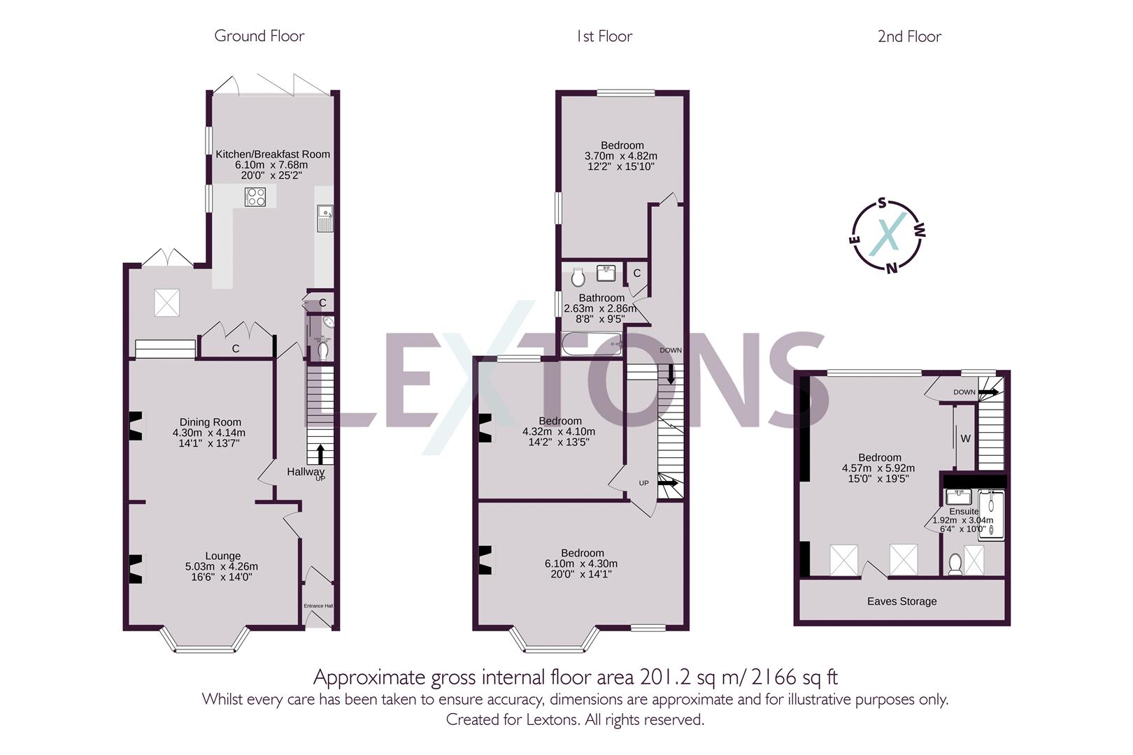 Floorplans For Hartington Villas, Hove