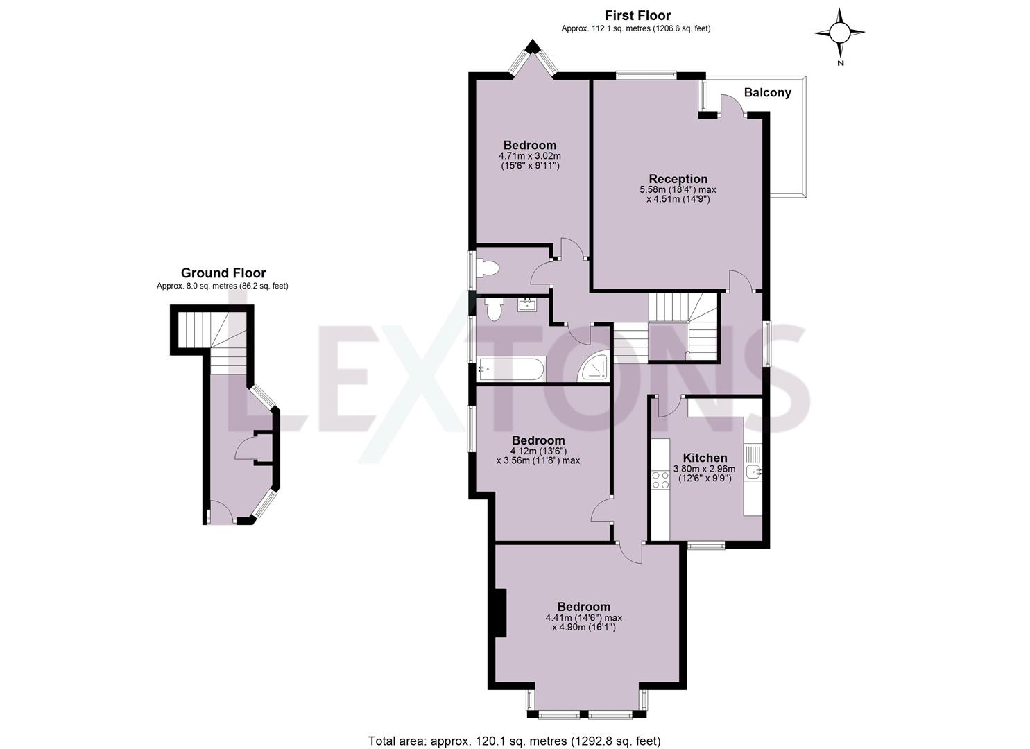 Floorplans For New Church Road, Hove