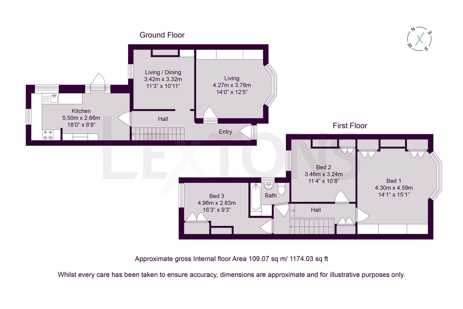 Floorplans For Hampstead Road, Brighton