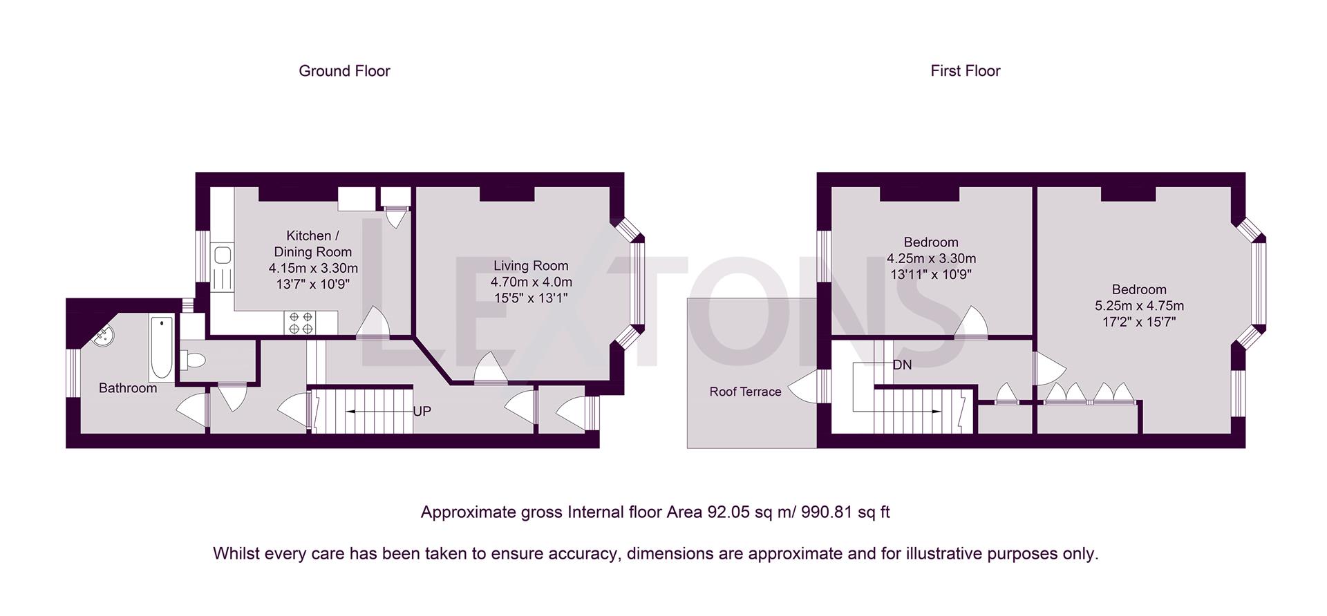 Floorplans For Queens Park Road, Brighton