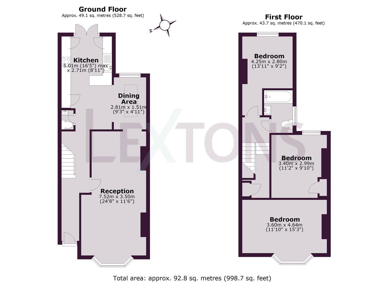 Floorplans For Lennox Road, Hove