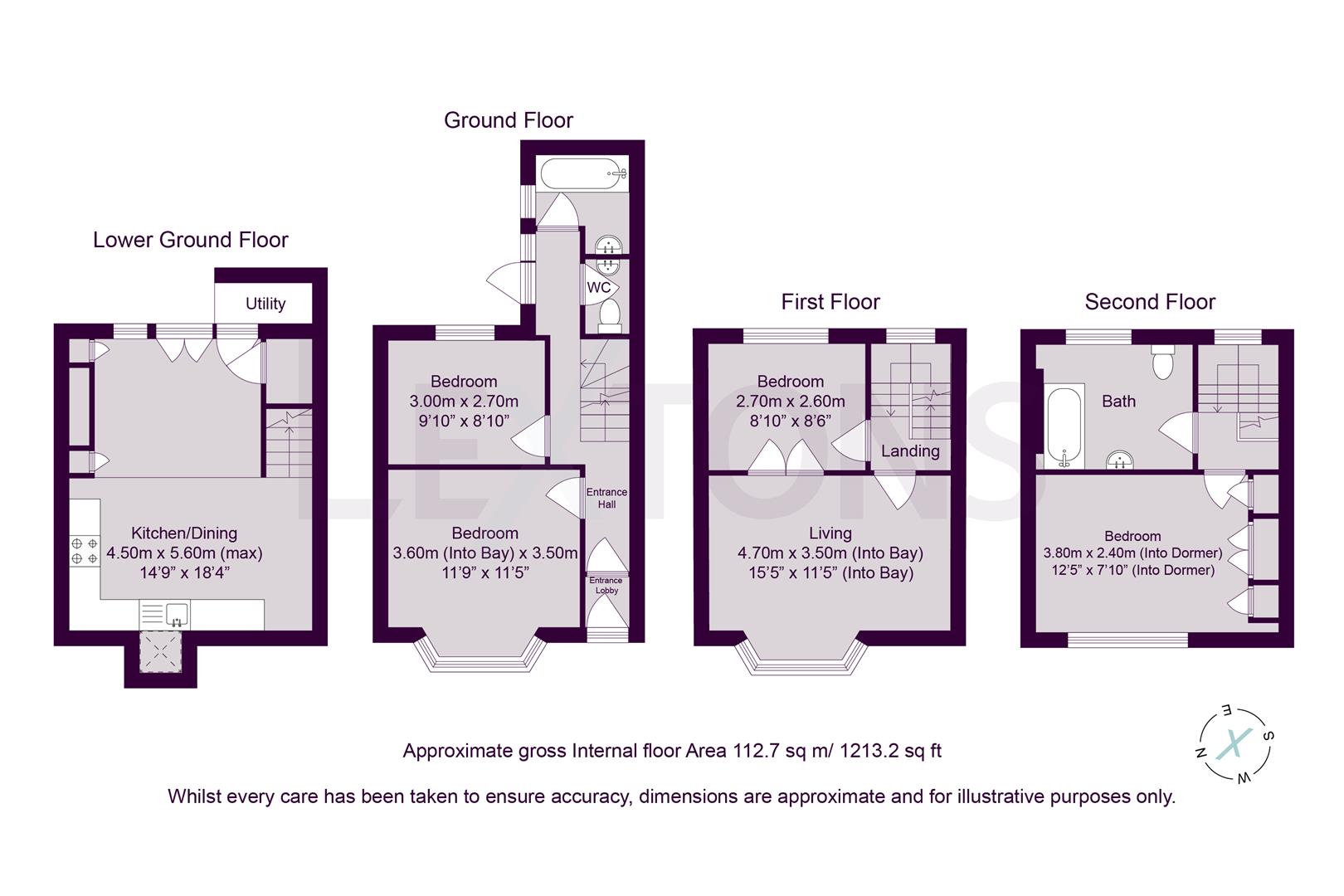Floorplans For Camelford Street, Brighton