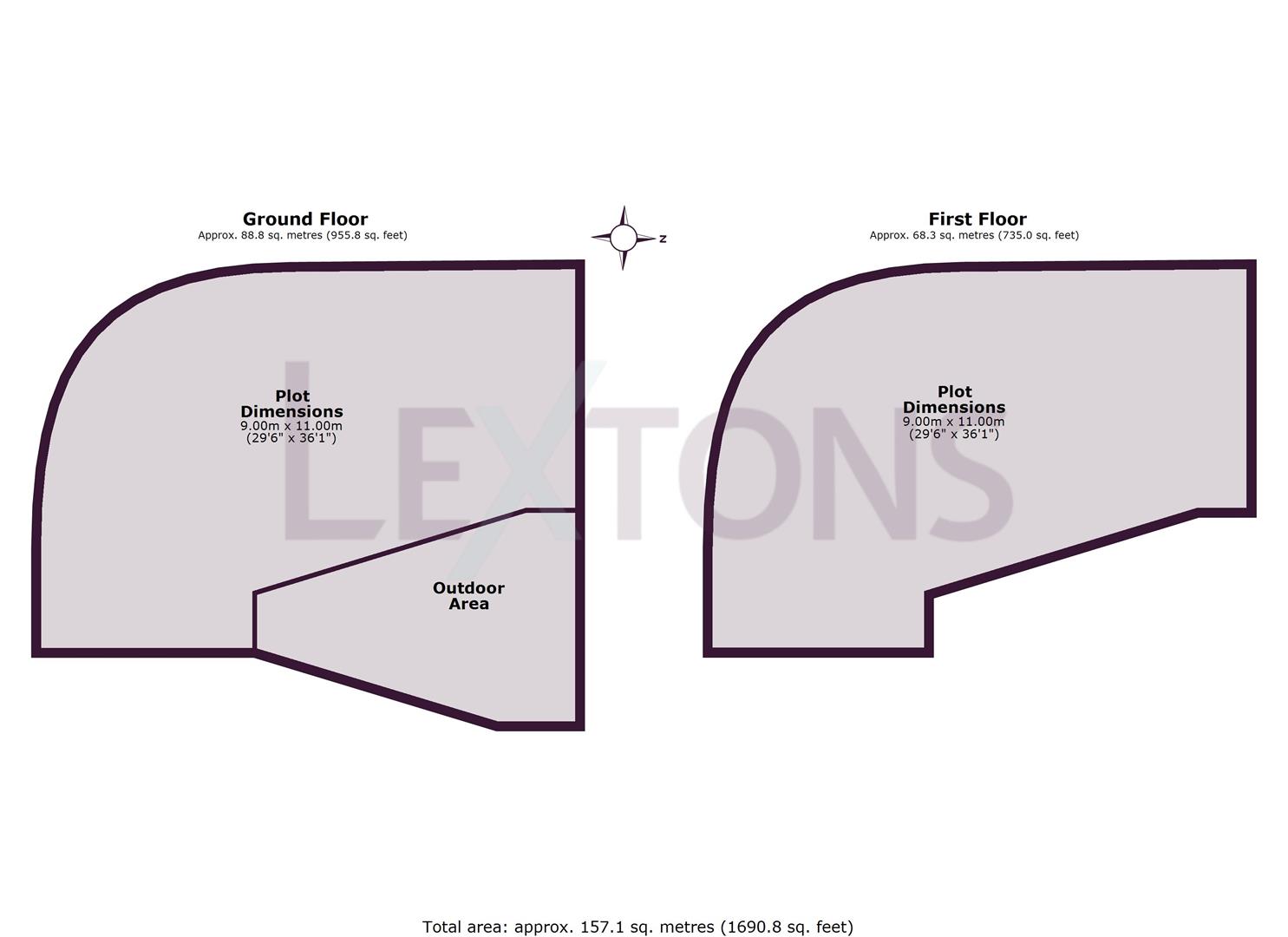 Floorplans For 147-149 South Street, Lancing