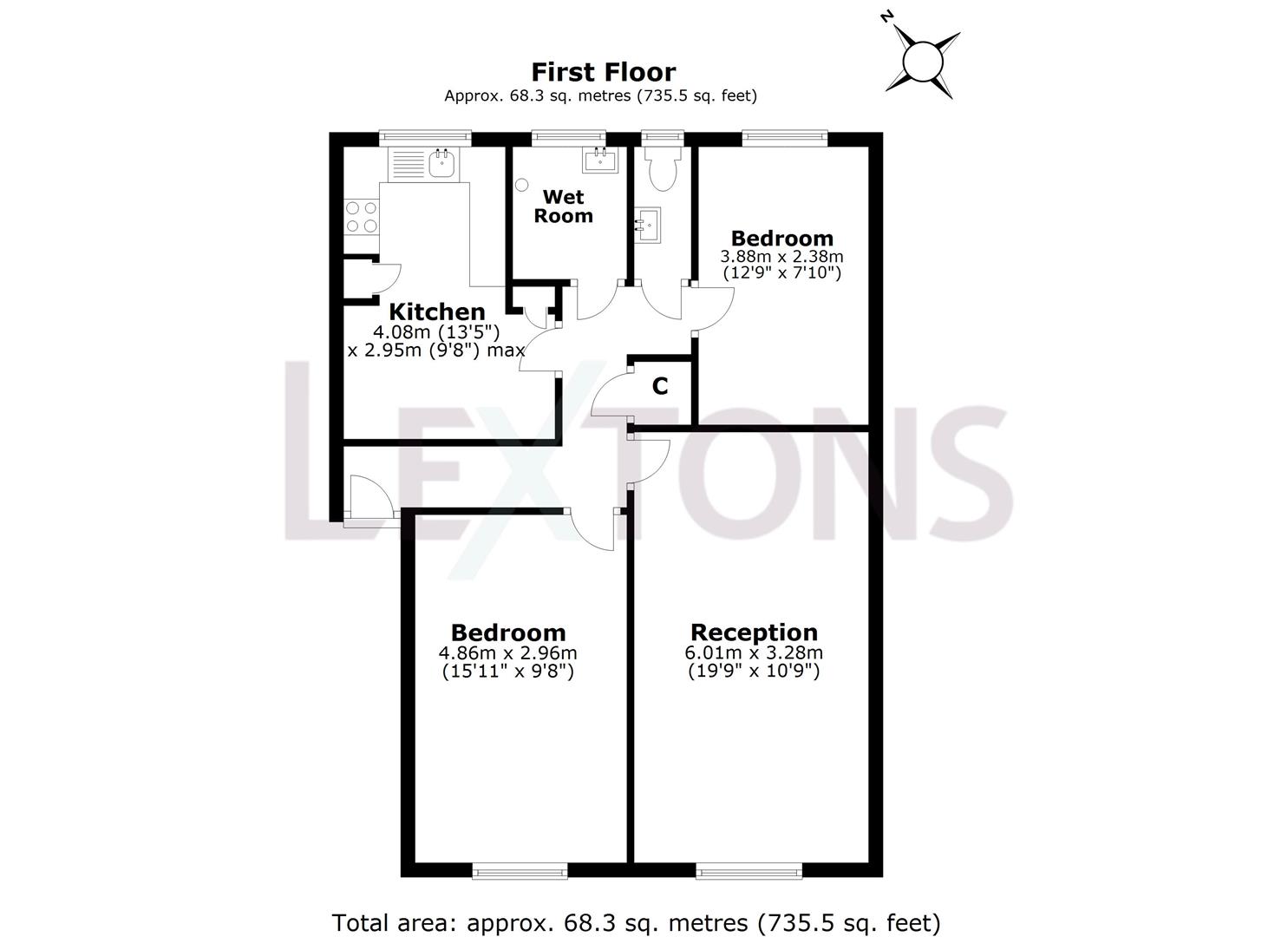 Floorplans For Reigate Road, Brighton