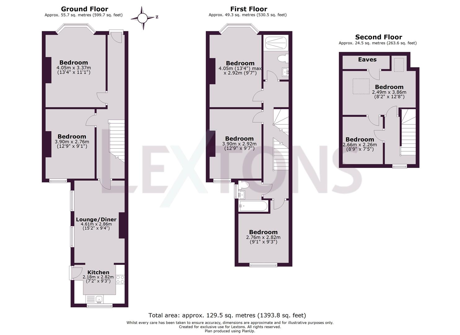 Floorplans For Roedale Road, Brighton