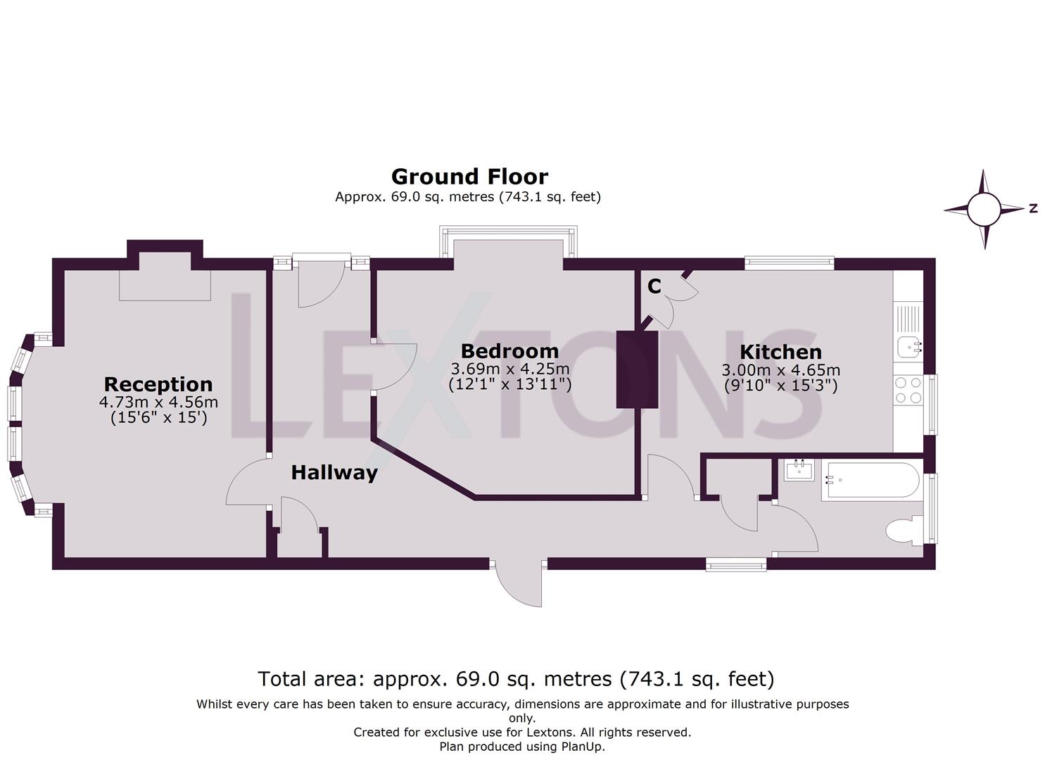Floorplans For Lawrence Road, Hove