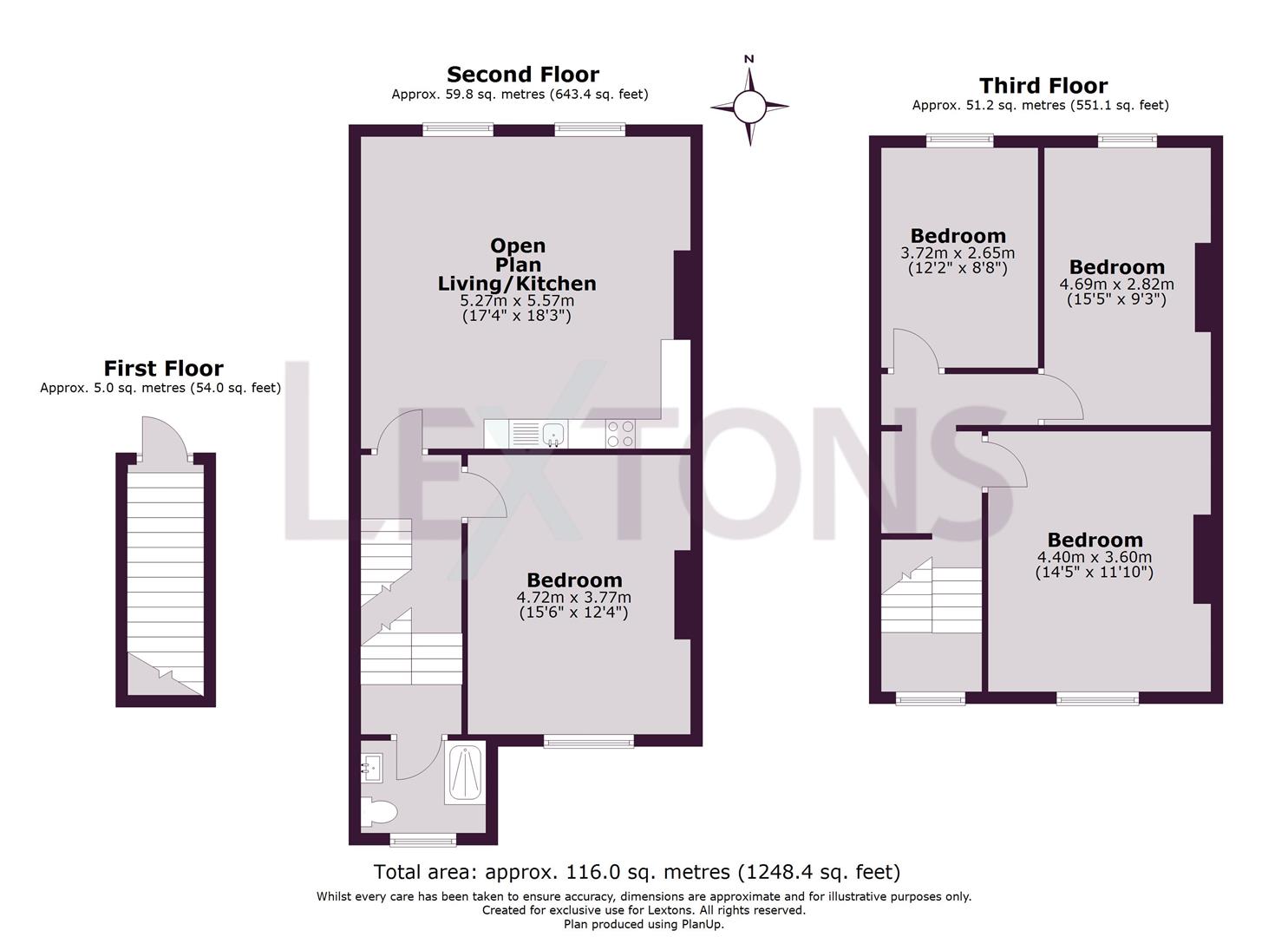 Floorplans For Church Road, Hove