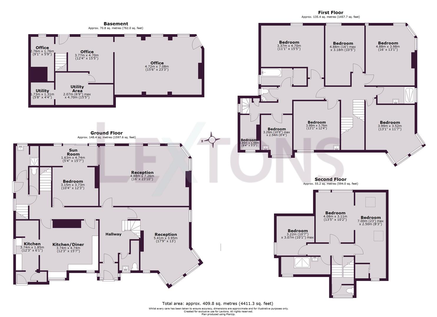 Floorplans For College Lane, East Grinstead