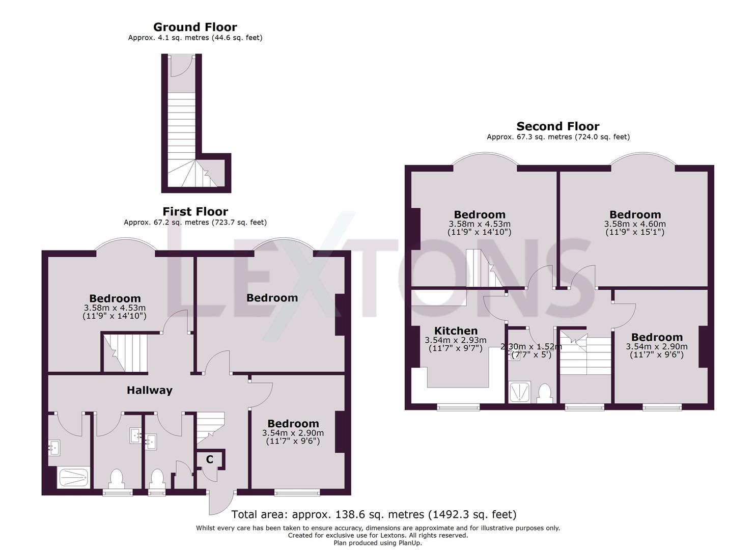 Floorplans For London Road, Brighton