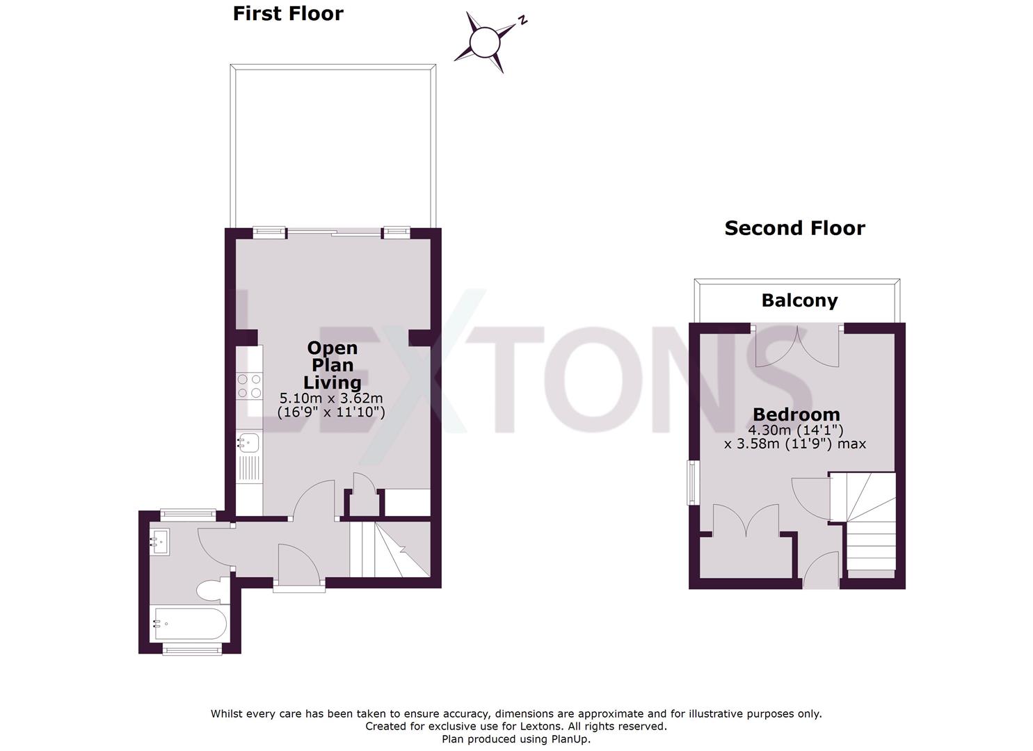 Floorplans For Sackville Road, Hove