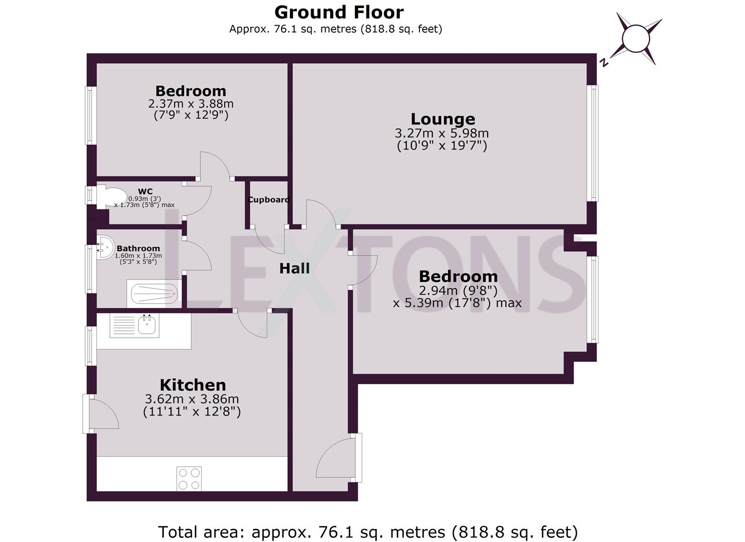 Floorplans For Reigate Road, Brighton